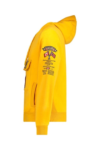 Sweat com capuz Gymana Mostarda