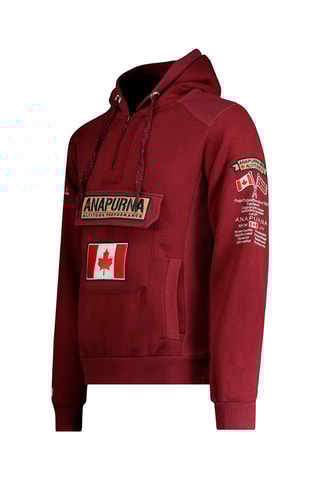 Sweat com capuz Gymana Bordô