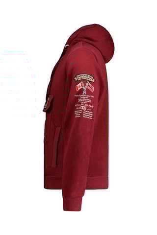 Sweat com capuz Gymana Bordô