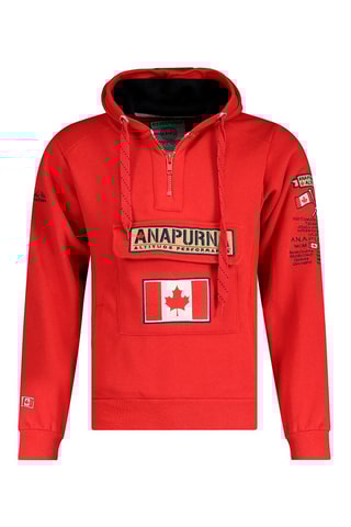 Sweat com capuz Gymana Vermelho