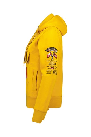 Sweat com capuz Gymana Amarelo