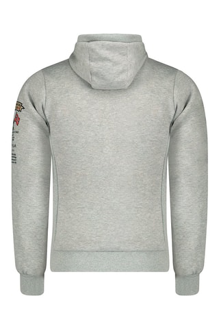 Sweat com capuz Gymana Cinzento-claro mesclado