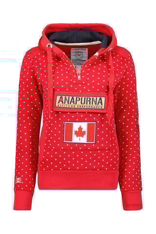 Sweat com capuz Gymcoeurana 
Vermelho