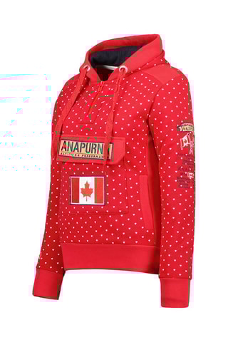 Sweat com capuz Gymcoeurana 
Vermelho