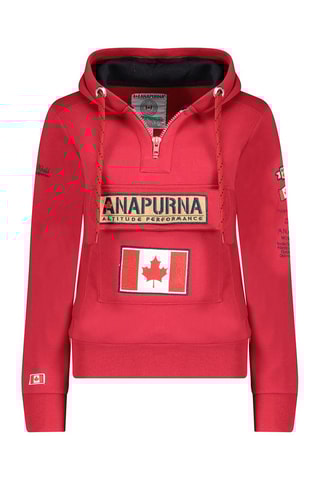 Sweat com capuz Gymana 
Vermelho