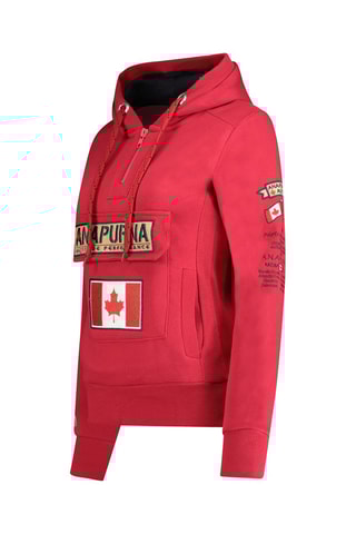 Sweat com capuz Gymana 
Vermelho