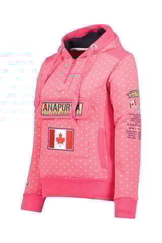 Sweat com capuz Gymcoeurana 
Rosa