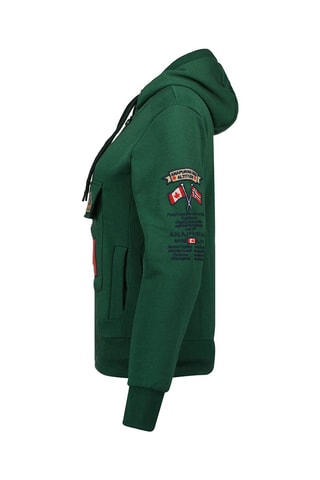 Sweat com capuz Gymana Verde-pinheiro