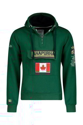Sweat com capuz Gymana Verde