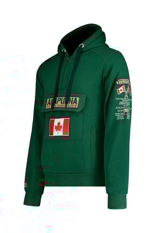 Sweat com capuz Gymana Verde