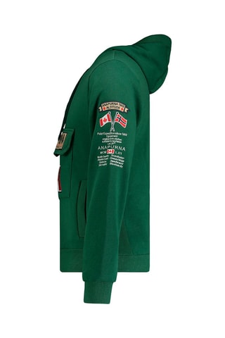 Sweat com capuz Gymana Verde
