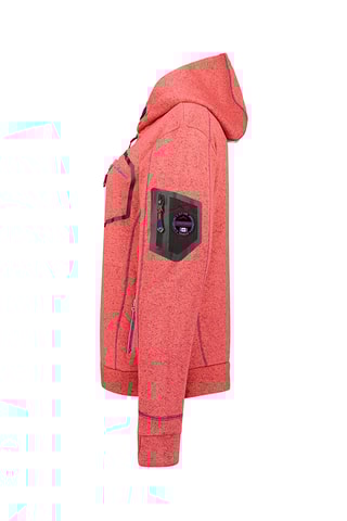 Sweat com capuz Telectrana - Coral mesclado