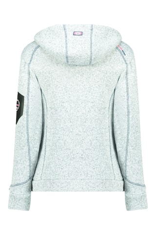 Sweat com capuz Telectrana - Branco mesclado