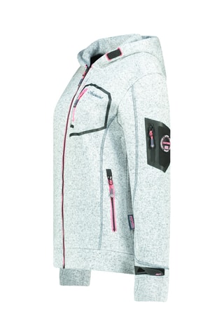 Sweat com capuz Telectrana - Branco mesclado