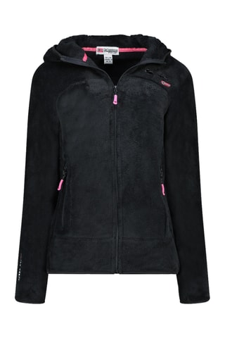 Casaco polar com capuz Uternel - Preto