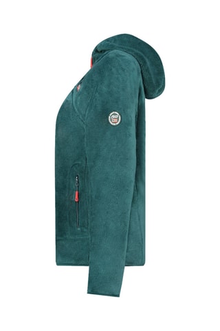 Casaco polar com capuz Uternel - Verde-escuro