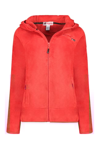 Casaco polar com capuz Uternel - Vermelho