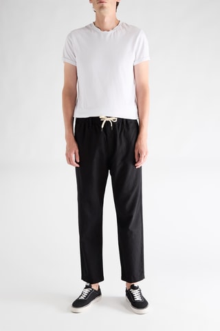 Pantalon en lin - Noir