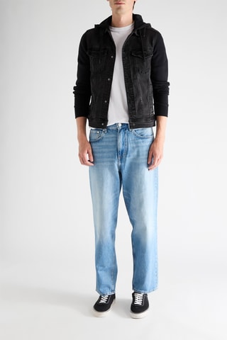 Veste bi-matière - Noir