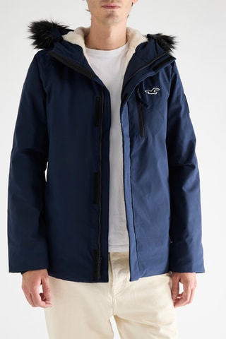 Parka à capuche - Bleu marine