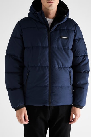 Doudoune en laine - Bleu marine