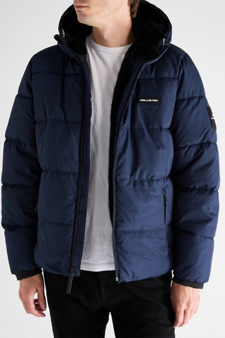 Doudoune en laine - Bleu marine