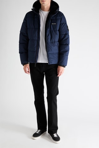 Doudoune en laine - Bleu marine