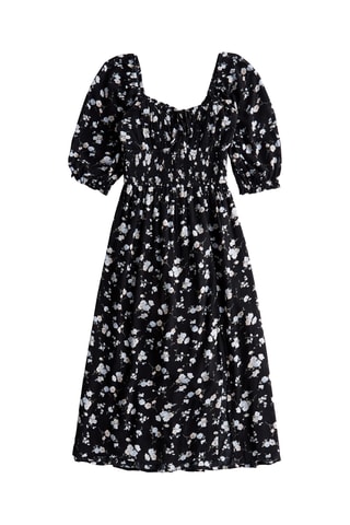 Robe midi - Marron foncé