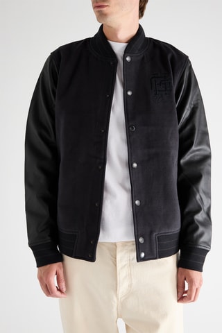 Blouson en laine - Noir