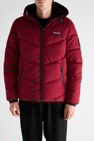 Doudoune à capuche - Rouge