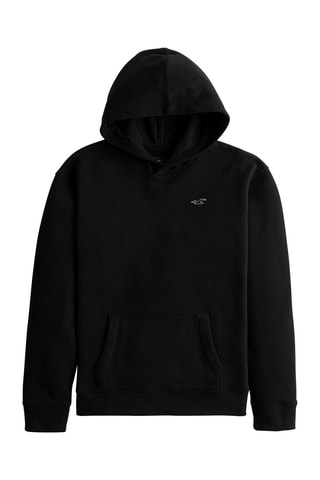 Sweat polaire à capuche - Noir