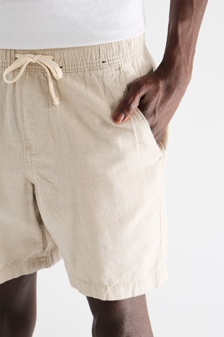 Short en lin - Sable