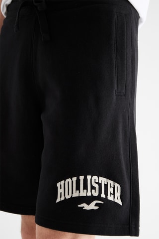 Short en lin - Noir