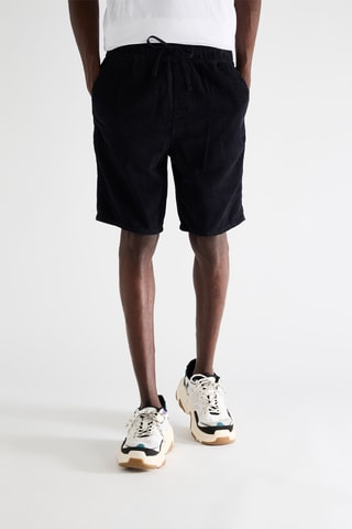 Short en velours - Gris