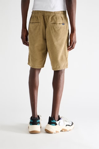 Short en velours - Kaki