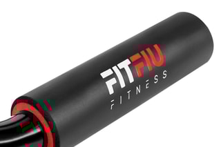 Suporte para flexões Preto e vermelho