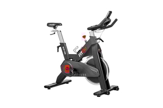 Bicicleta estática BESP-500 Preto e vermelho