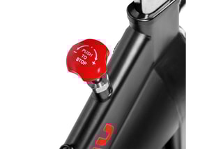 Bicicleta estática BESP-500 Preto e vermelho