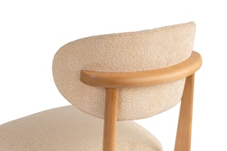 2 chaises Lionte - Naturel et beige