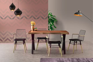 2 chaises Trend 
Marron et noir