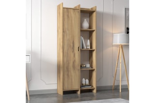 Bibliothèque Offer - Imitation bois