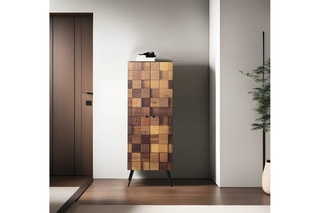 Meuble de rangement 2 portes Kofin - 51 x 140 x 32 cm