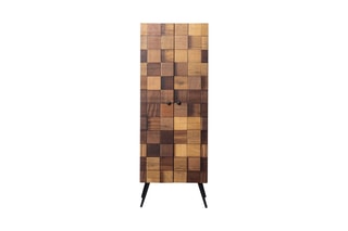 Meuble de rangement 2 portes Kofin - 51 x 140 x 32 cm