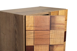 Meuble de rangement 2 portes Kofin - 51 x 140 x 32 cm