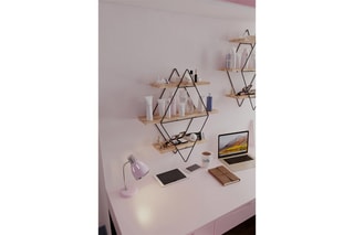 Etagère murale - Niveaux en bois massif - 70 x 60 x 16 cm