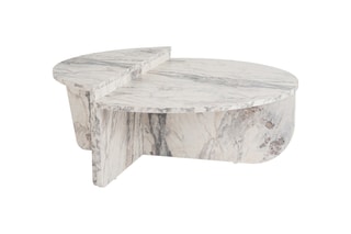 2 tables basses gigognes Orion - 90 x 30 x 60 / 85 x 35 x 30 cm