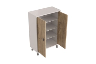 Meuble de rangement Melo - Atlantic Pine, White Evila