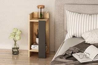 Table de chevet gauche - 25 x 60 x 27 cm