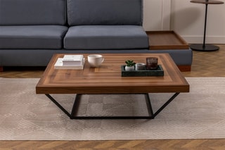 Table basse Cora - 100 x 32 x 100 cm