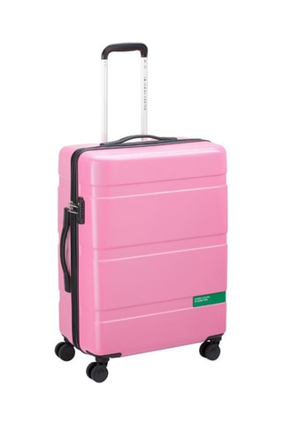 Set de 3 valises (S/M/L) - Rose - 55 / 66 / 76 cm - 34/65/93 l - Cadenas TSA - Rose